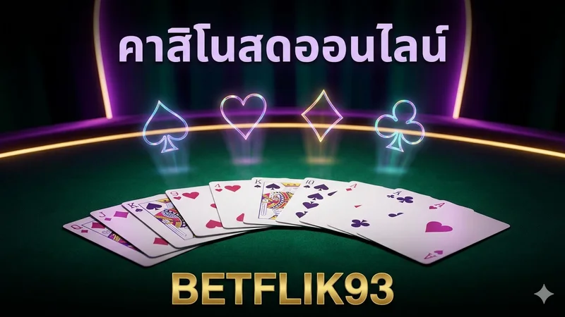 คาสิโนสดออนไลน์ BETFLIK93 — คาสิโนสดออนไลน์ BETFLIK93 — บาคาร่า รูเล็ต ไฮโล Live 2026